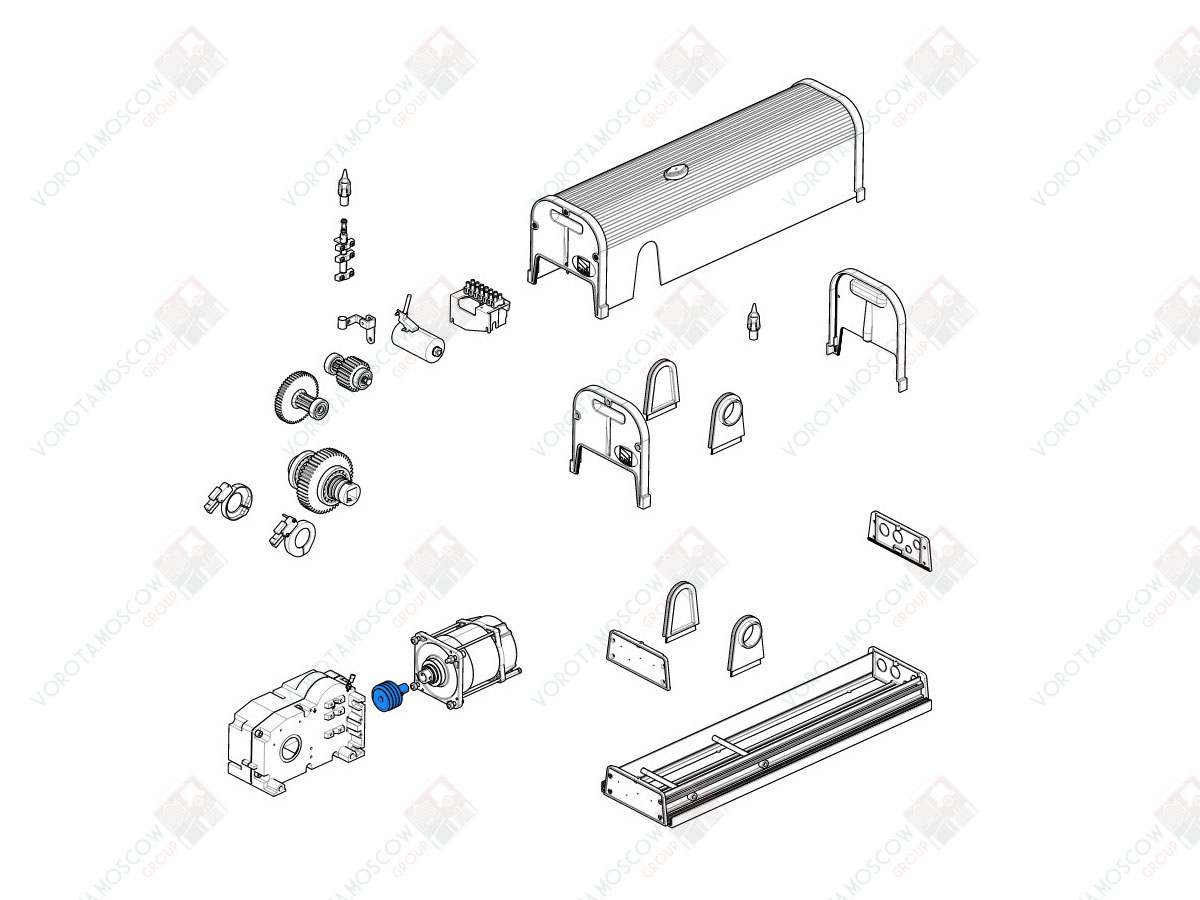 CAME Червяк F1000 F1024 (арт119RID084)
