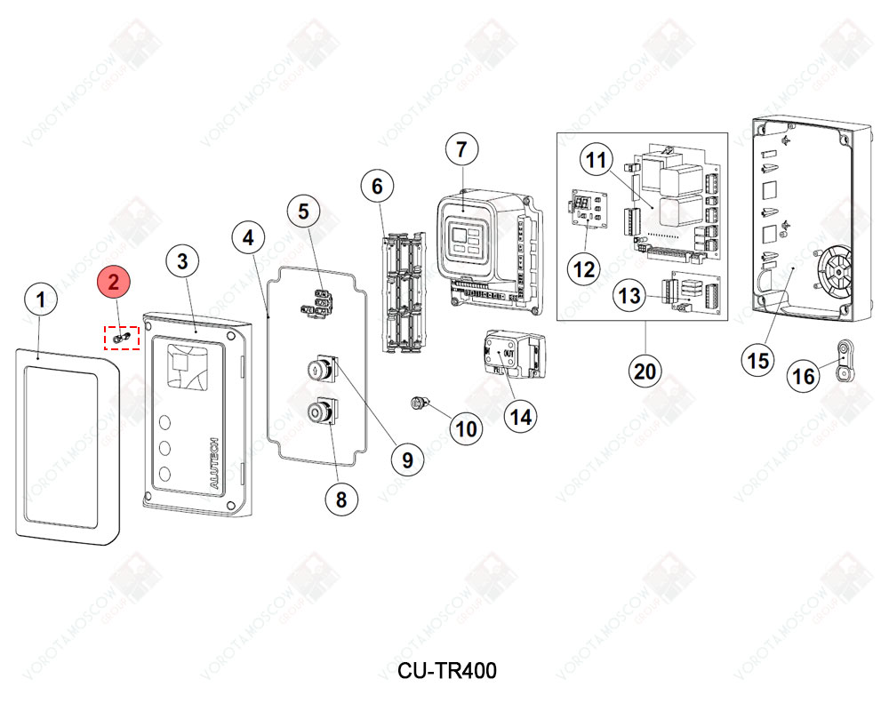 ALUTECH Винт CUTR400.02-A, 657000171