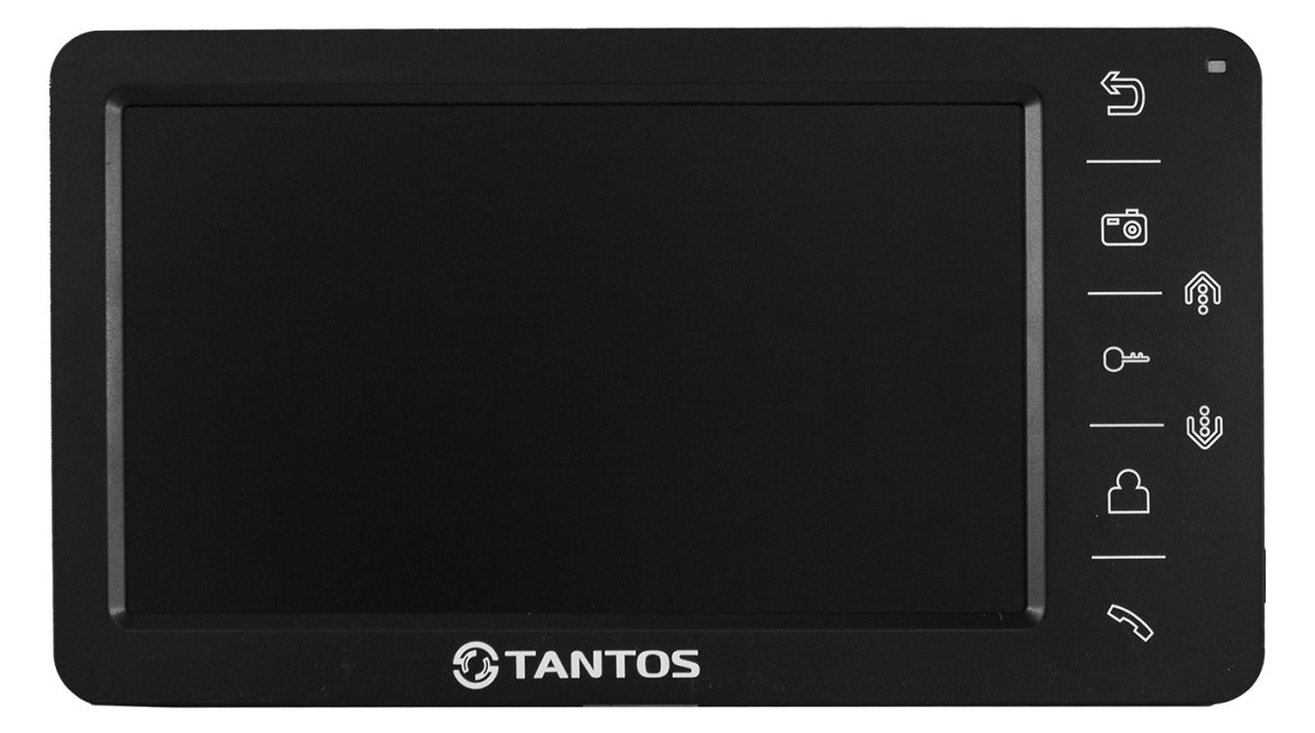 TANTOS Amelie - SD (Black) Монитор видеодомофона, цв., TFT LCD 7", PAL/NTSC