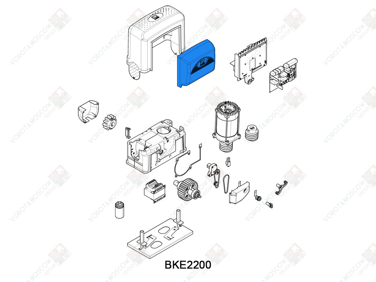 CAME Крышка платы BK, 119RIBK025