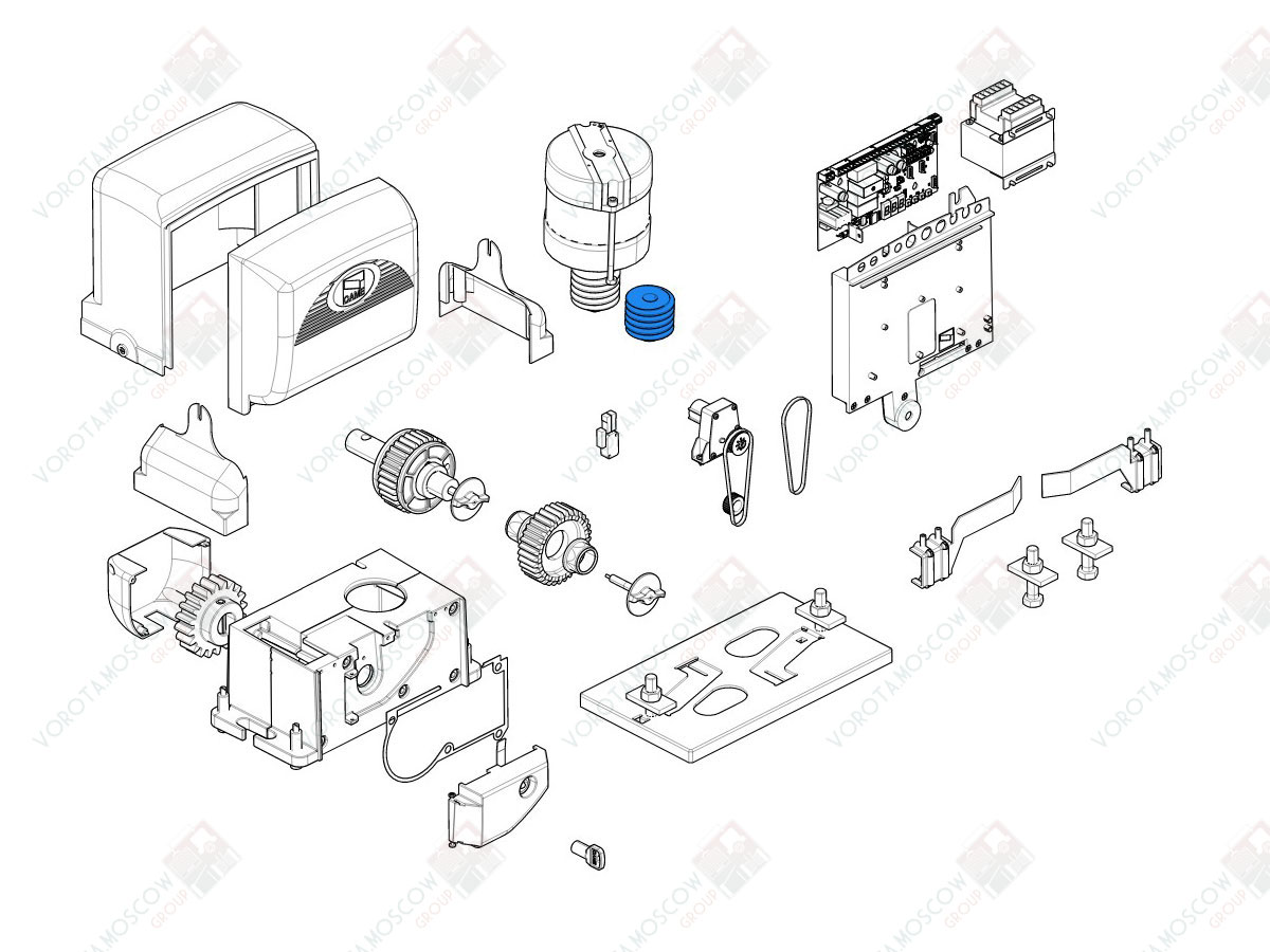 CAME Червяк BX (арт119RIY003)