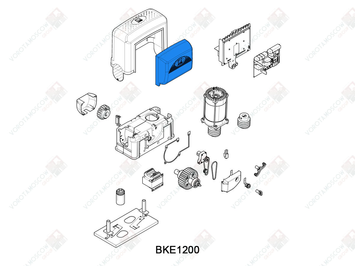 CAME Крышка платы BK, 119RIBK025