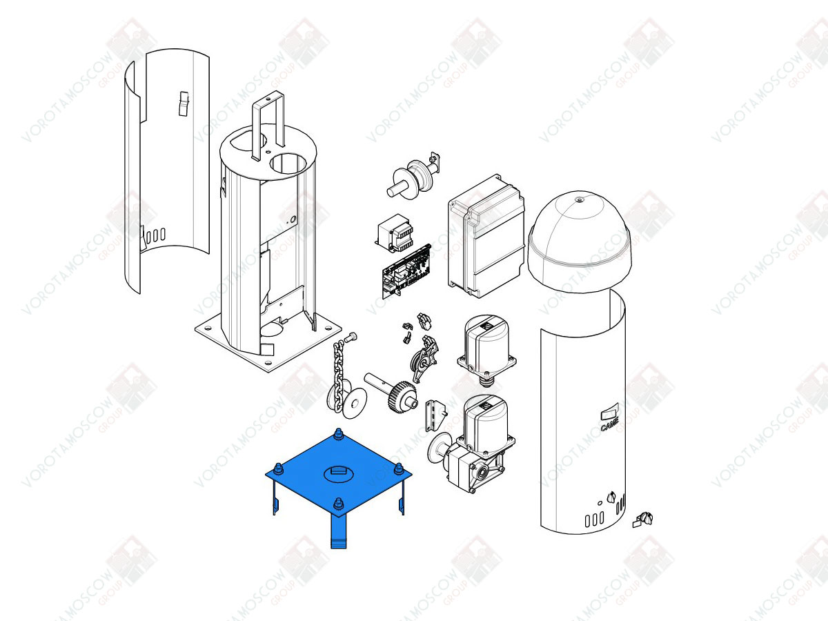 CAME Основание монтажн. CAT (арт119RIX005)