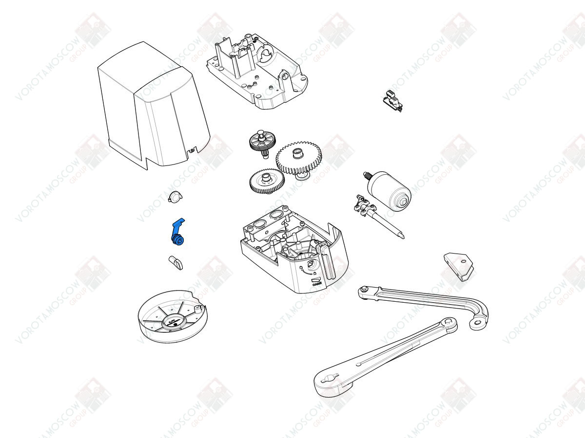 CAME Замок разблокировки OPB001 (арт. 119RID431)