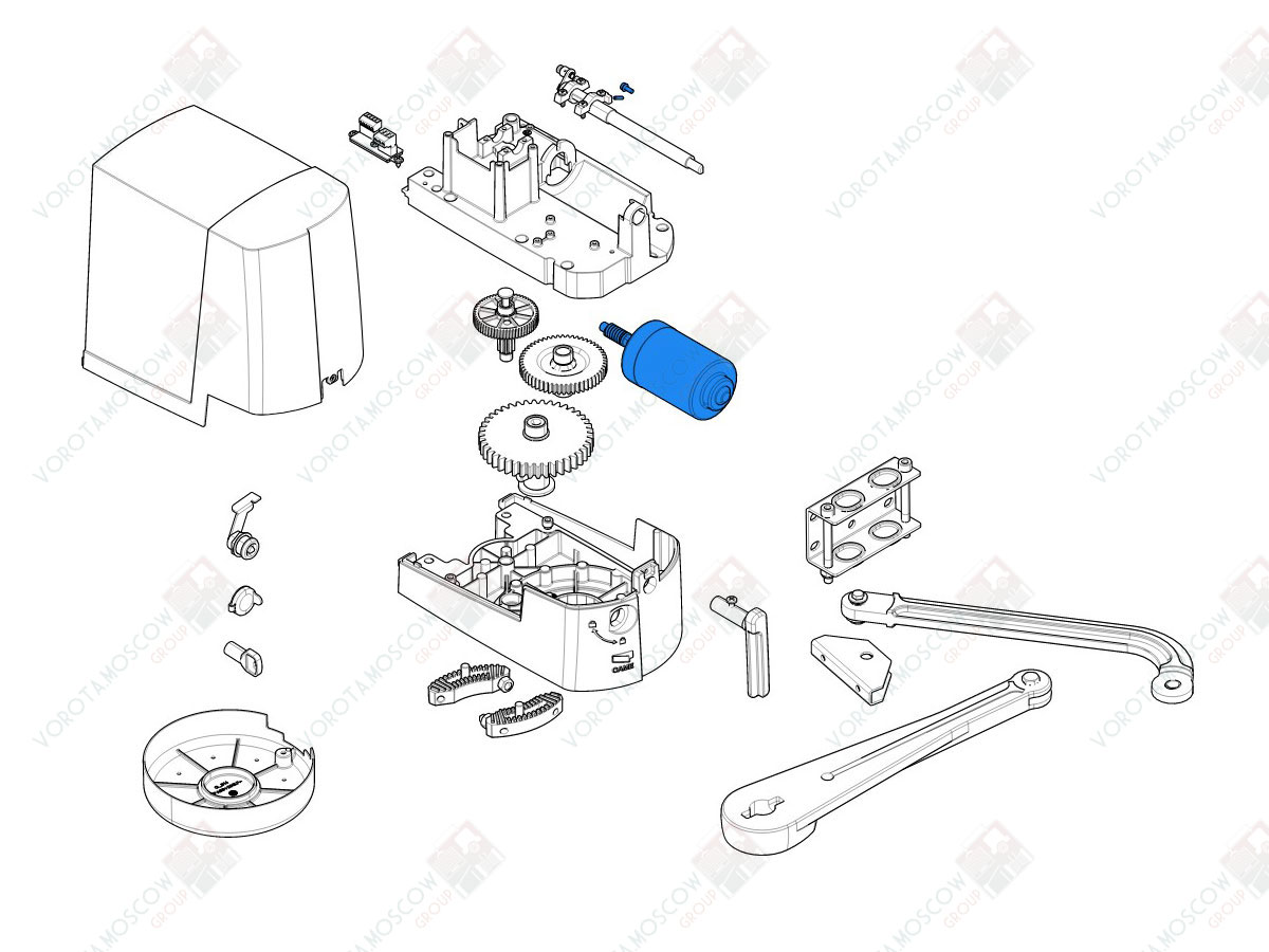 CAME Электродвигатель OPB001 (арт. 119RID435)