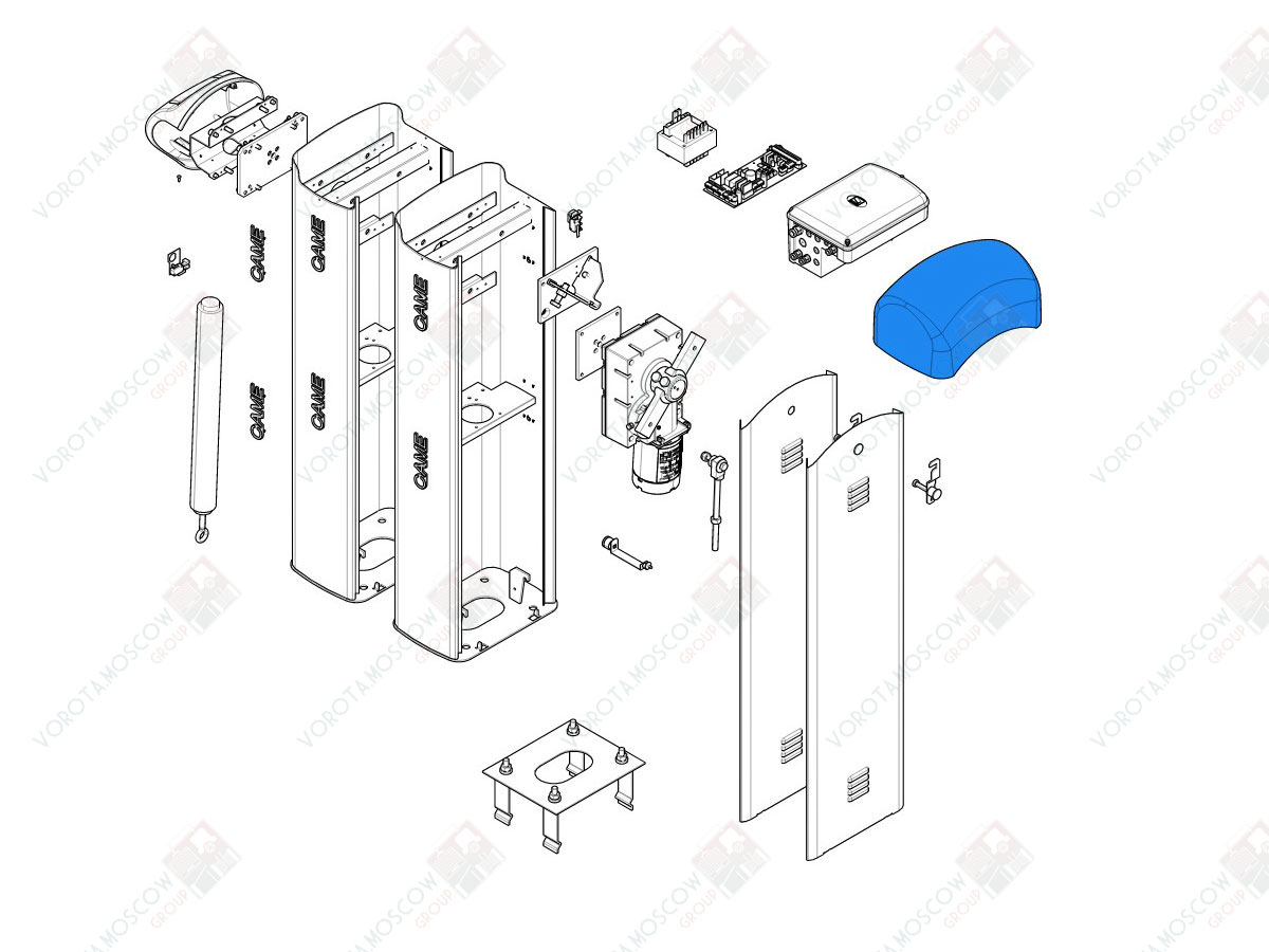 CAME Крышка верхняя G4040 G4041 (арт119RIG170)