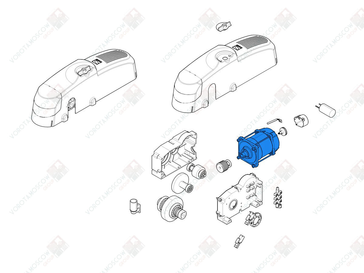 CAME Электродвигатель E456 (арт119RIE152)