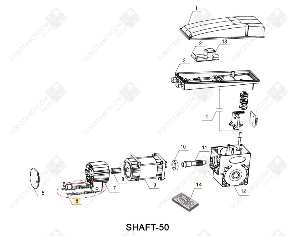 Doorhan shaft 30