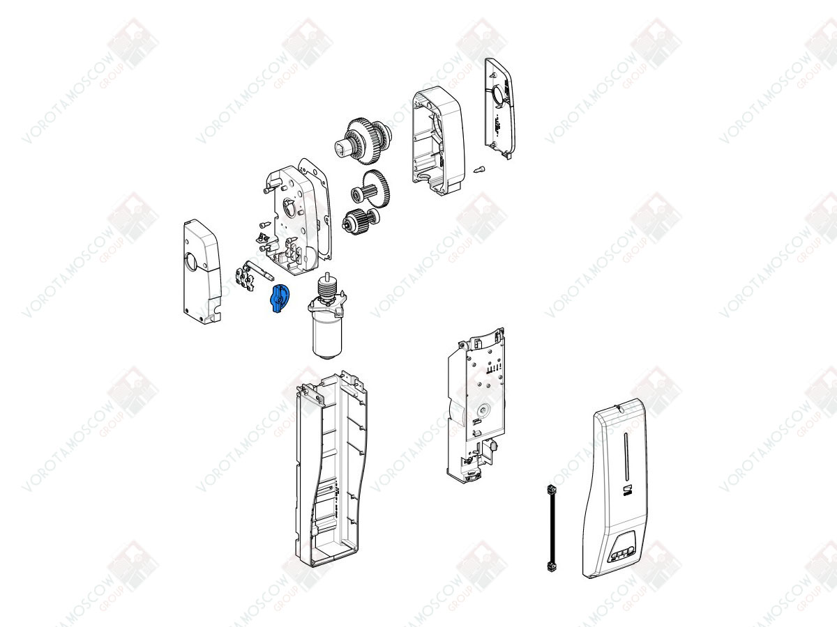 CAME Ручка разблокировки для EMEGA (арт119RIE052)