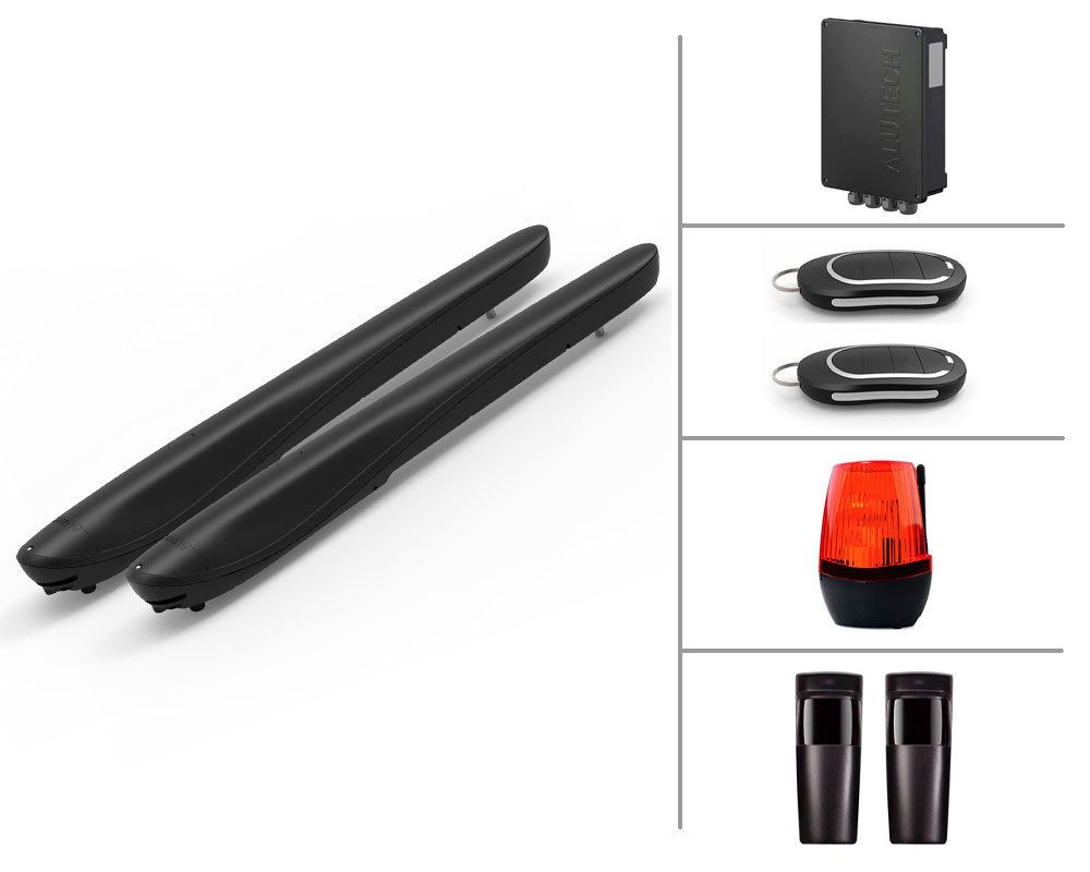 ALUTECH Комплект электроприводов для распашных ворот AMBIO, AM-5000KIT FULL