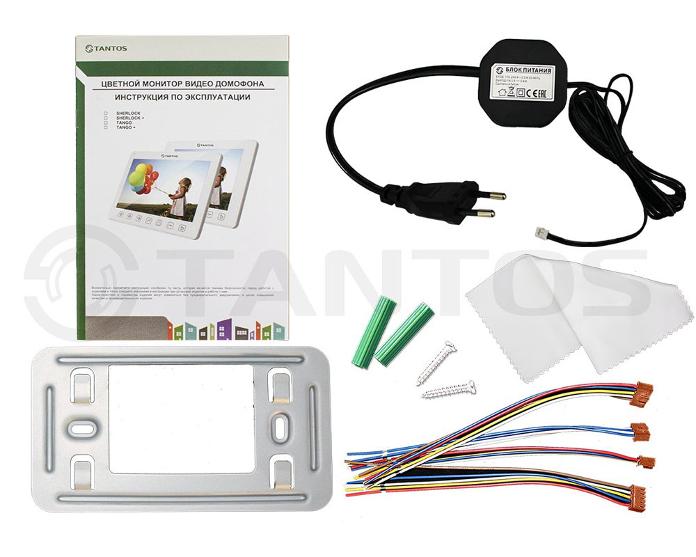 TANTOS Монитор видеодомофона, цветной, TFT LCD 10,1", Sherlock (VZ или XL)