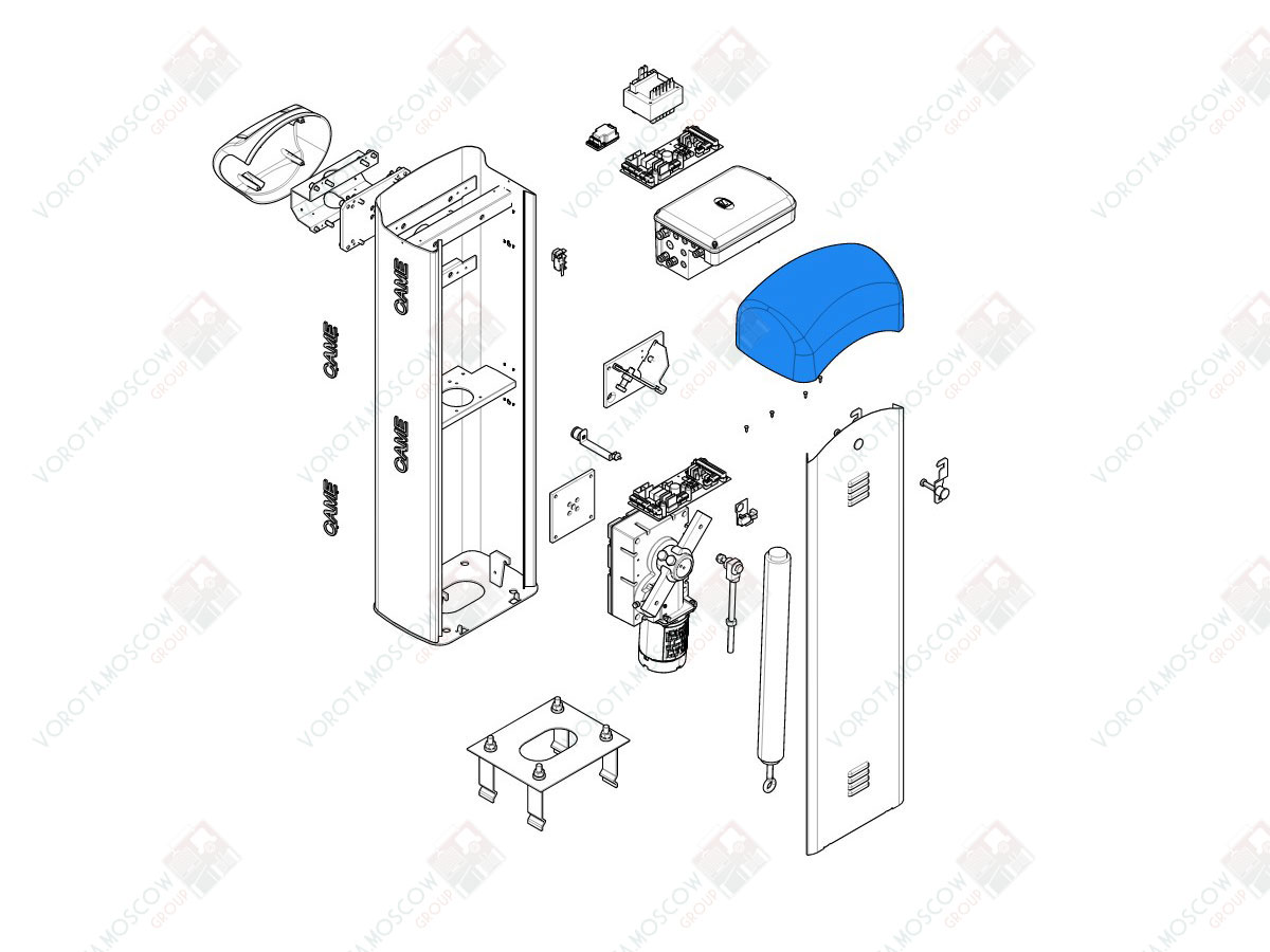 CAME Крышка верхняя G4040 G4041 (арт119RIG170)