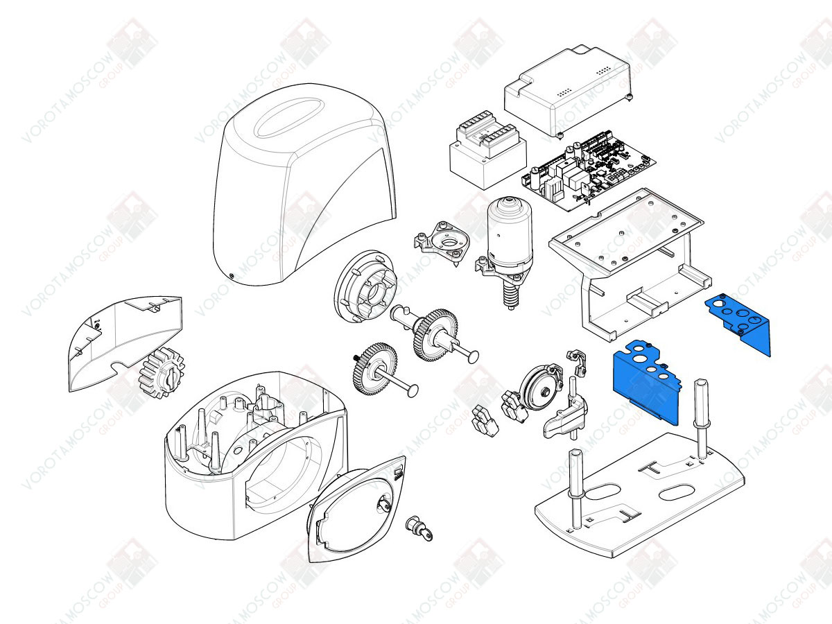 CAME Пластины защитные BX-243 (арт119RIBX051)