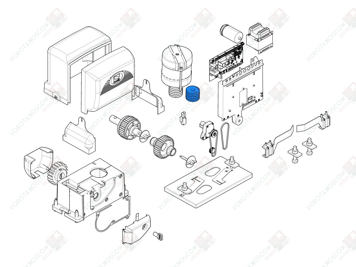 CAME Червяк BX (арт119RIY003)