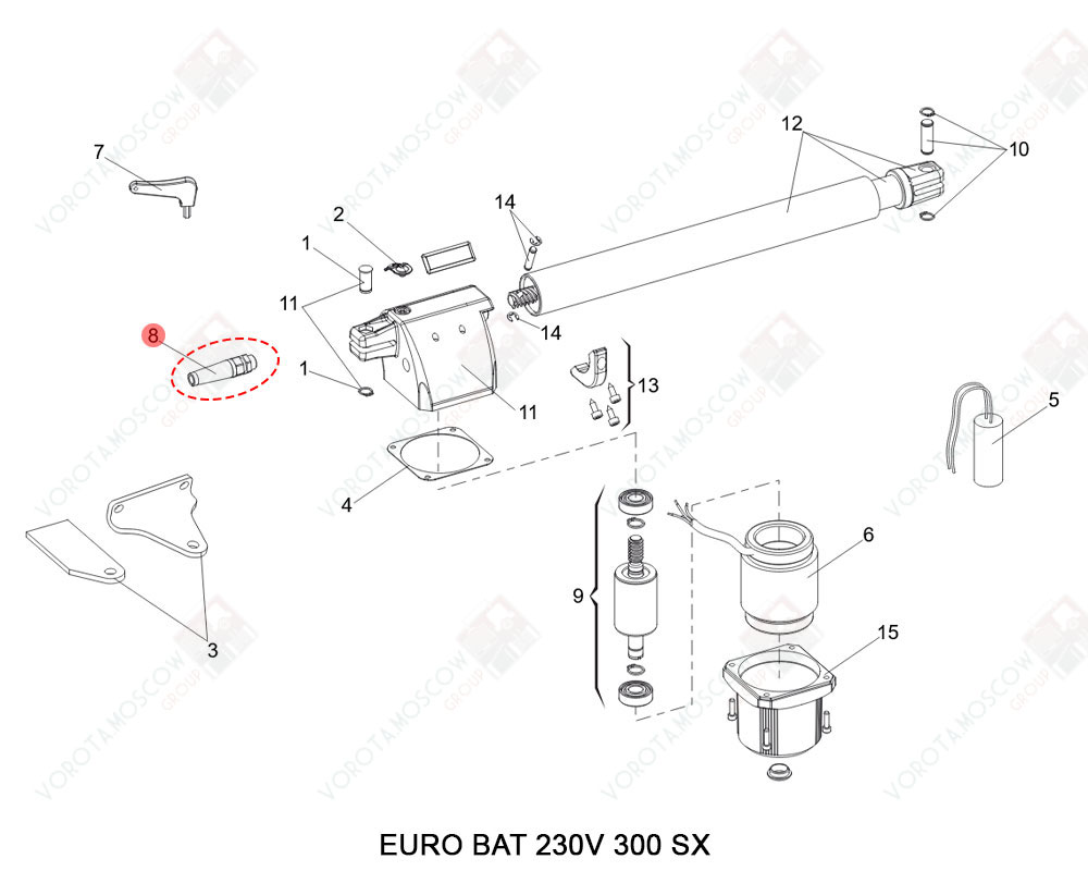 FAAC Запчасть *F0124A* STRAIN RELIEF, 710919