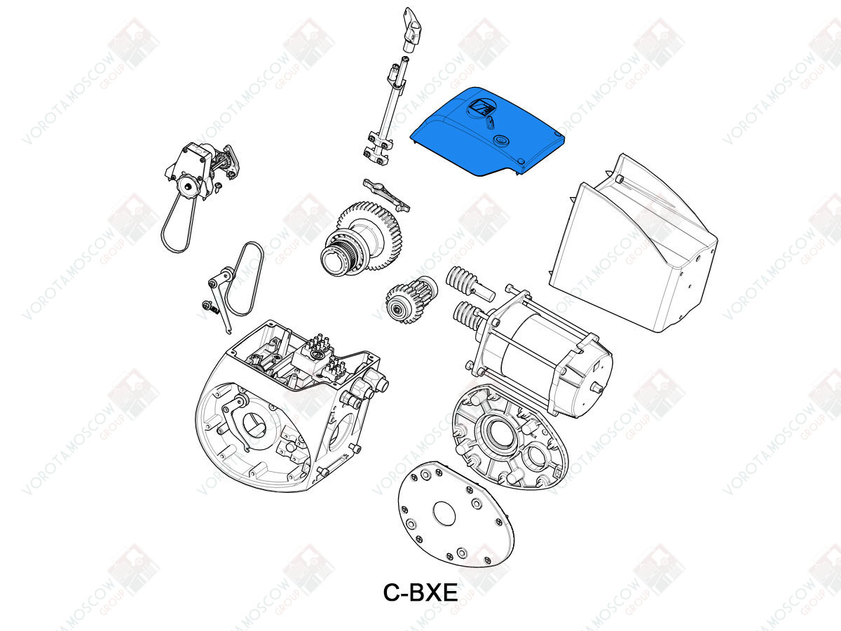 CAME Крышка отсека концевых выключателей C-BX, 119RICX017