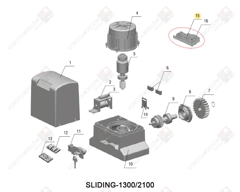 DoorHan Плата управления PCB-SL для приводов Sliding, Barrier, PCB-SL