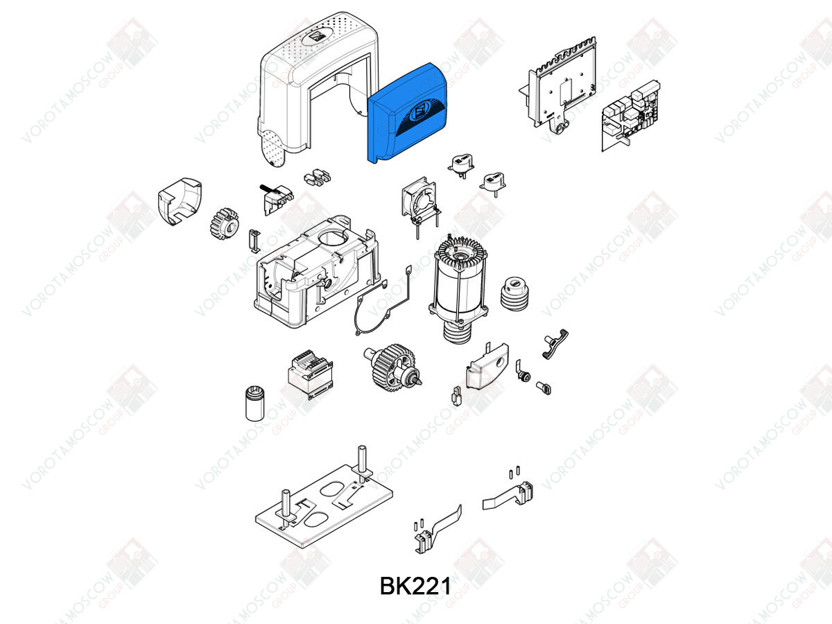 CAME Крышка платы BK, 119RIBK025