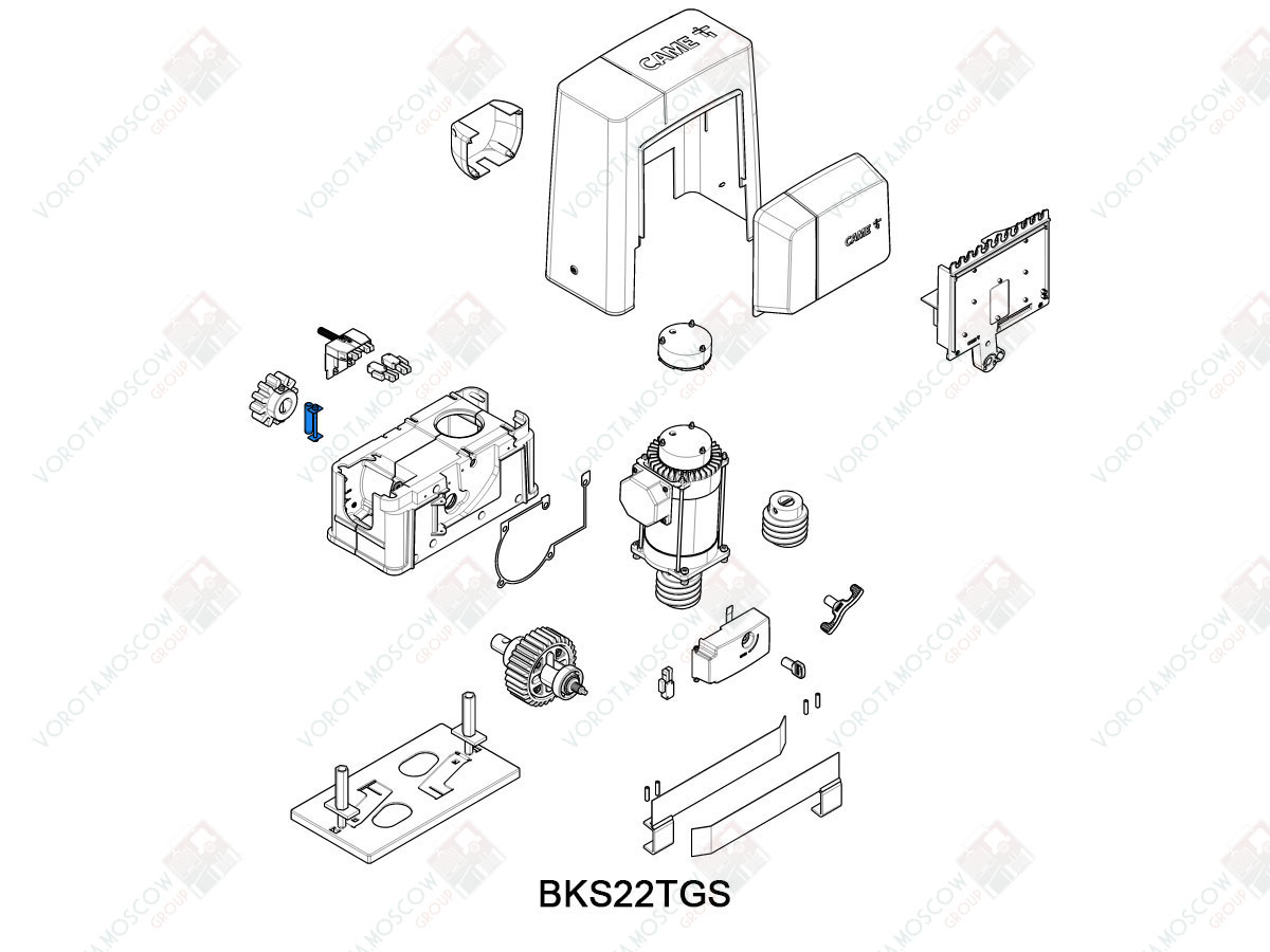 CAME Шпилька крепления ведущей шестерни BK, 119RIBK032