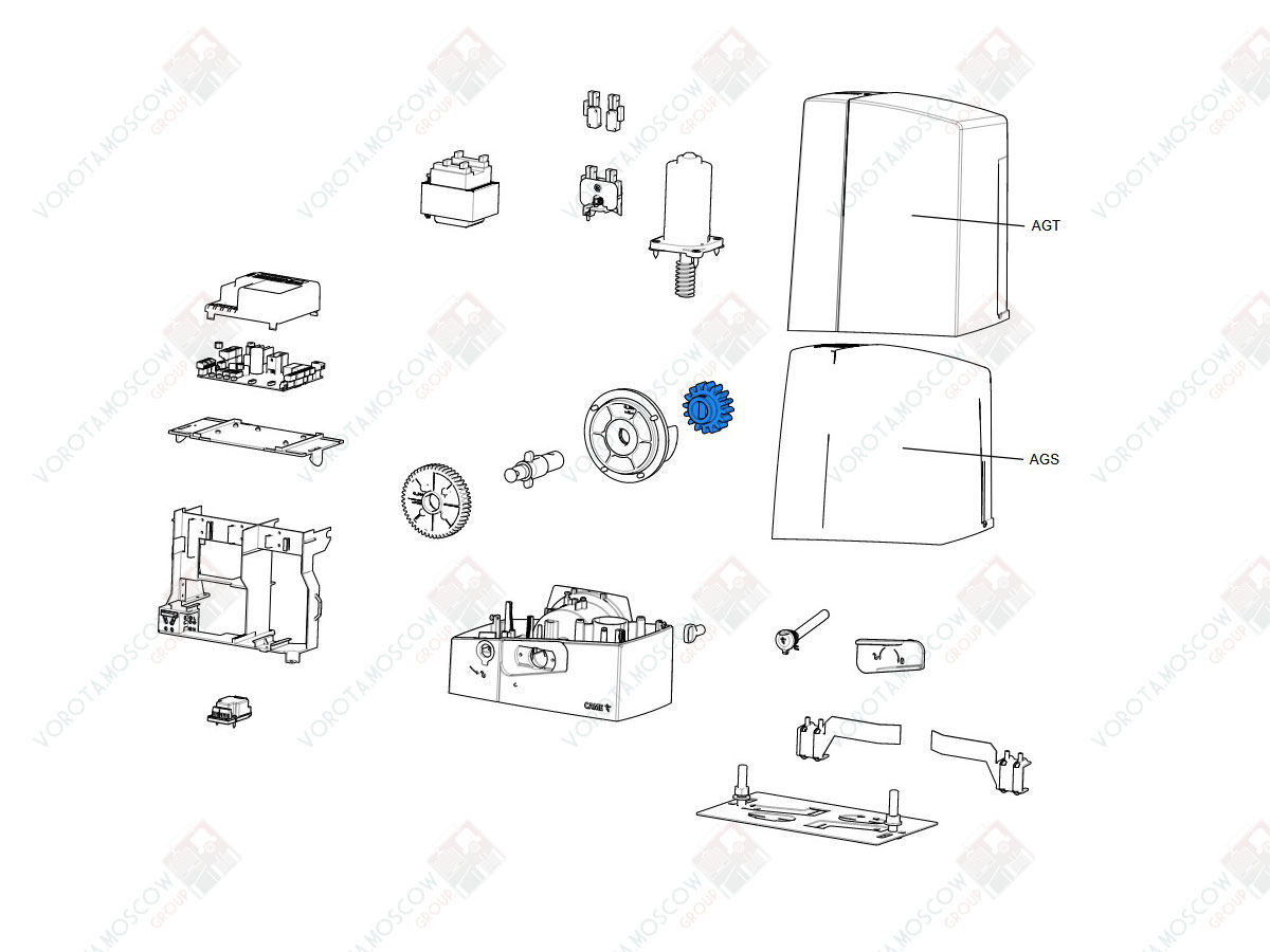 CAME Шестерня ведущая BXV (арт. 119RIBS001)
