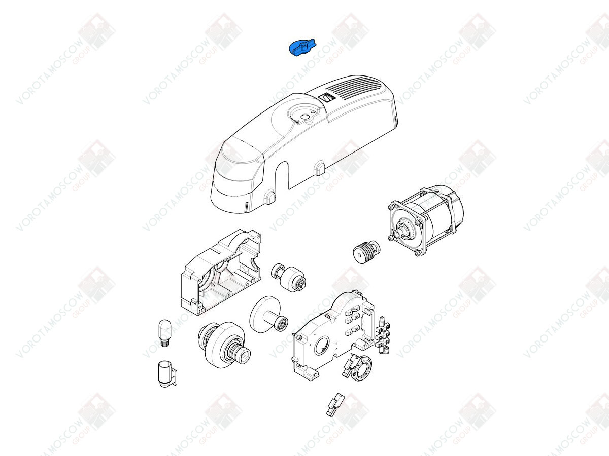 CAME Ручка разблокировки для EMEGA (арт119RIE052)