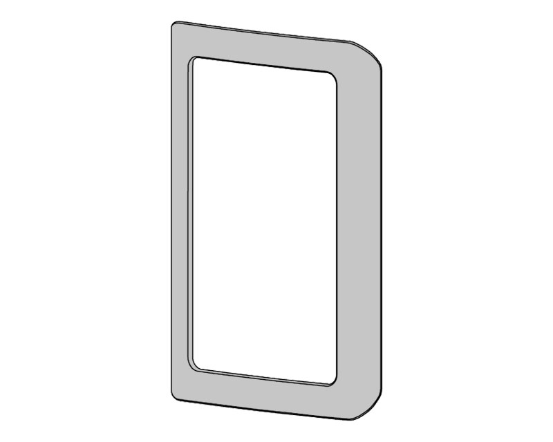 ALUTECH Рамка CUTR400.01-A, 657000170