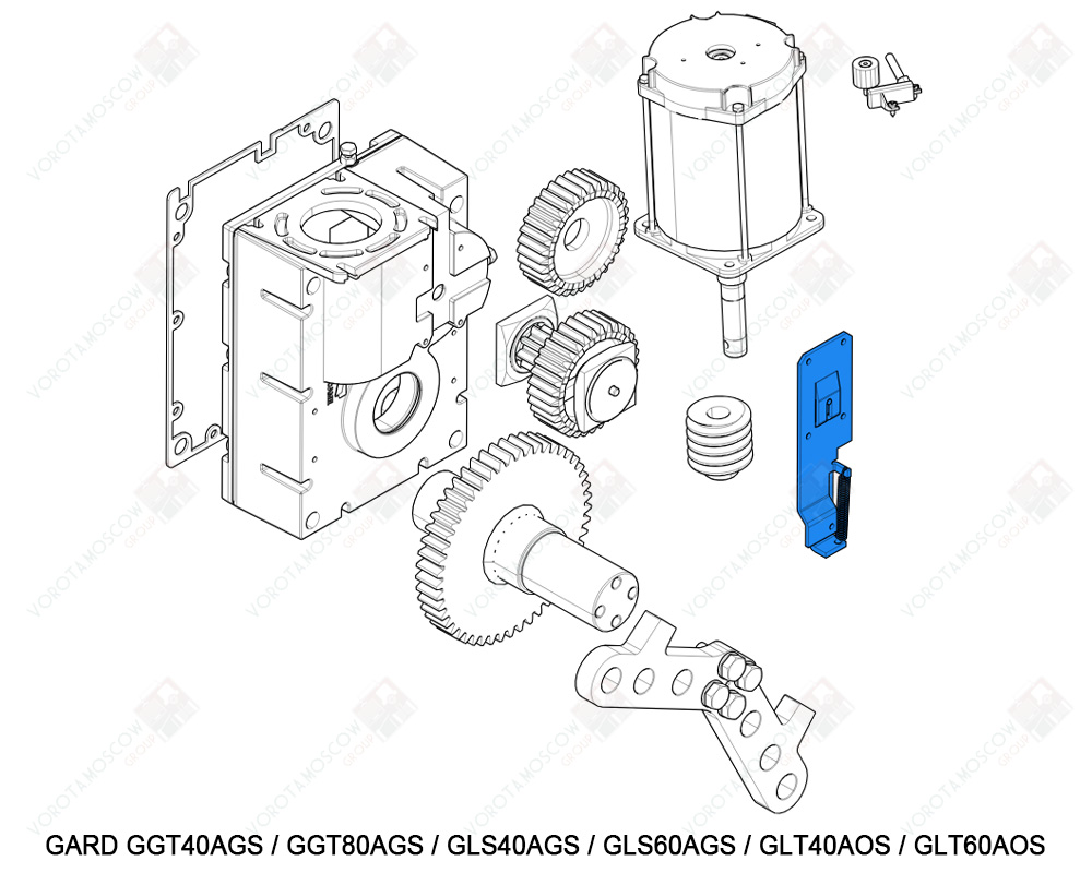 CAME Механизм разблокировки GT4, 88003-0086