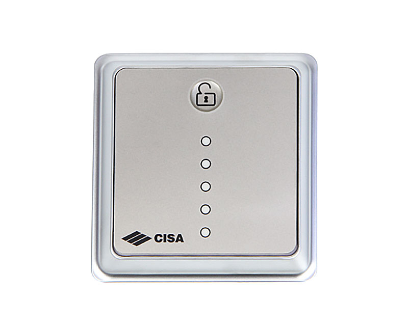 CISA Внутренняя панель управления (с кнопкой) моторизированным замком серии MyEvo, 06525.50.0.B1
