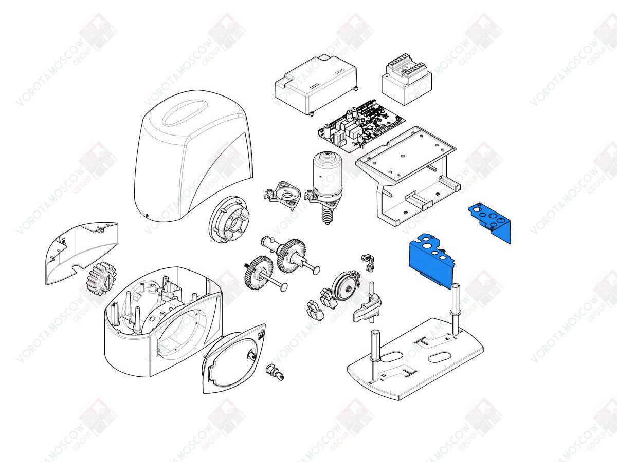 CAME Пластины защитные BX-243 (арт119RIBX051)
