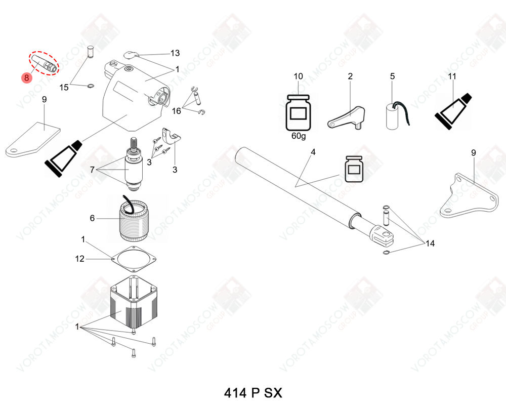 FAAC Запчасть *F0124A* STRAIN RELIEF, 710919