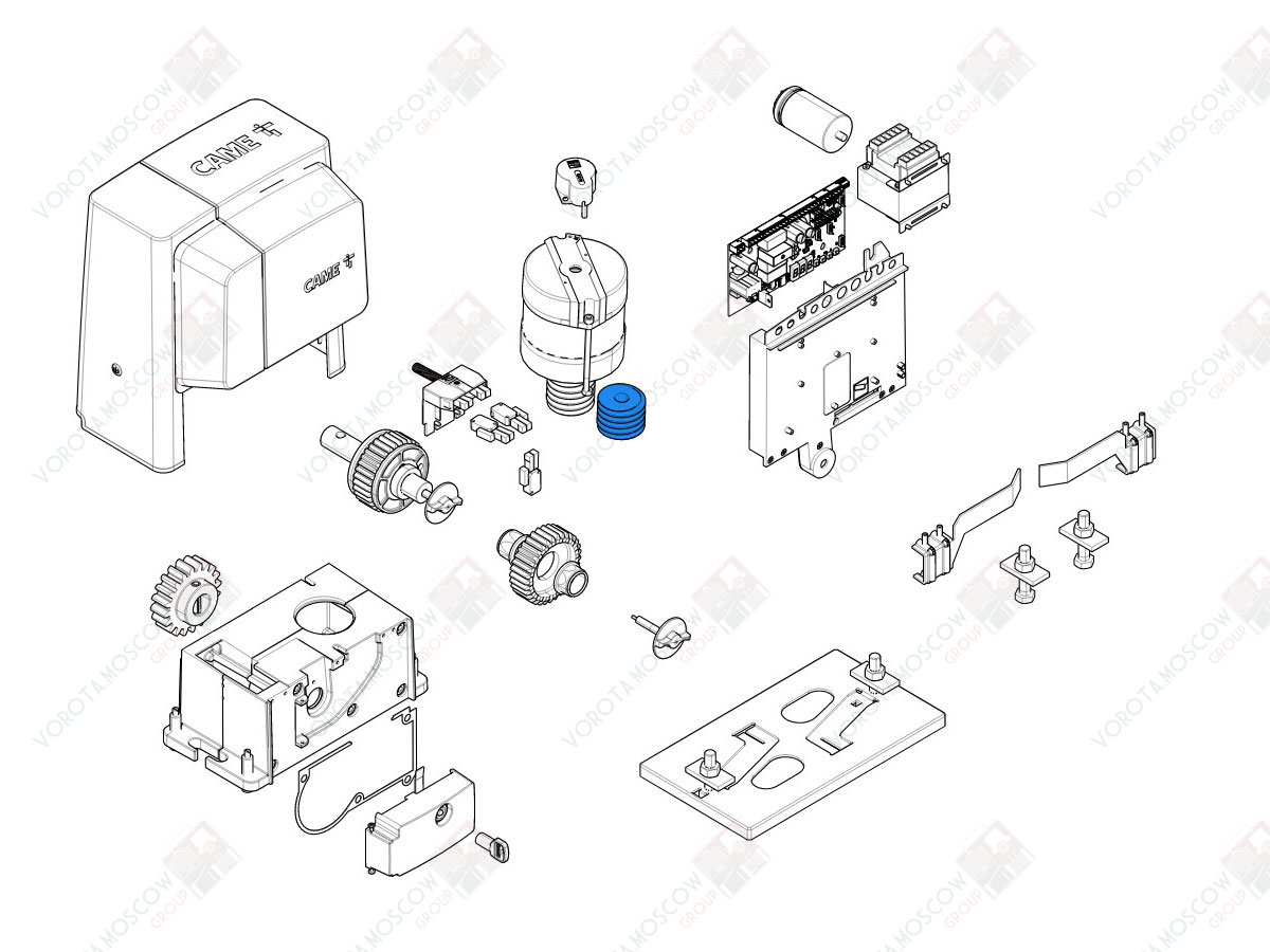 CAME Червяк BX (арт119RIY003)