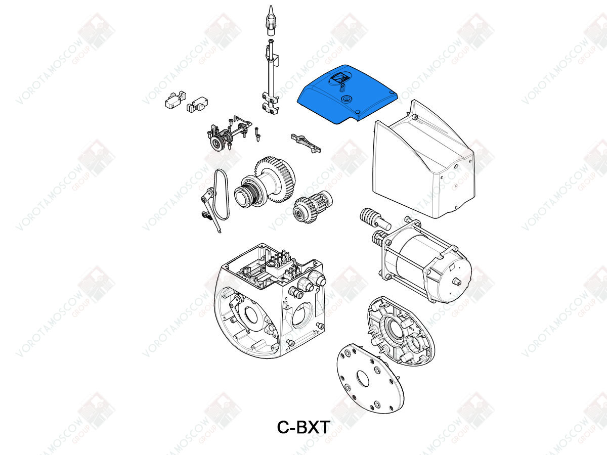 CAME Крышка отсека концевых выключателей C-BX, 119RICX017