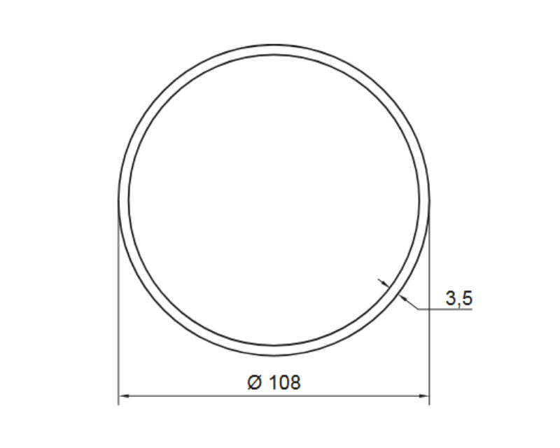 NICE Адаптеры для круглого вала 108x3.5, для приводов L, 516.01022