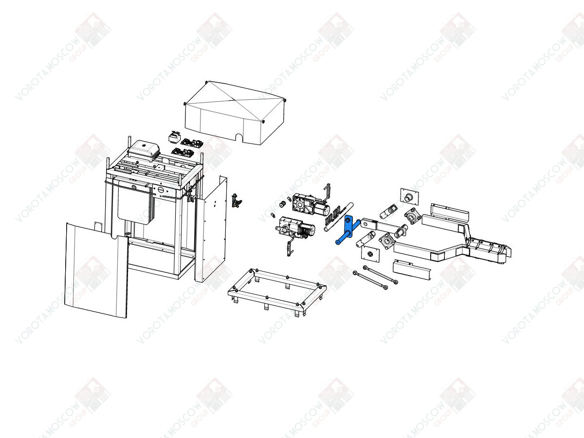 CAME Крепление противовесов G12000 (арт119RIG115)