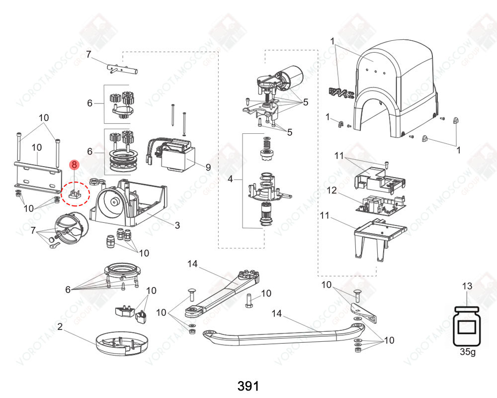 FAAC Запчасть 391 DIODE BRIDGE, 115013