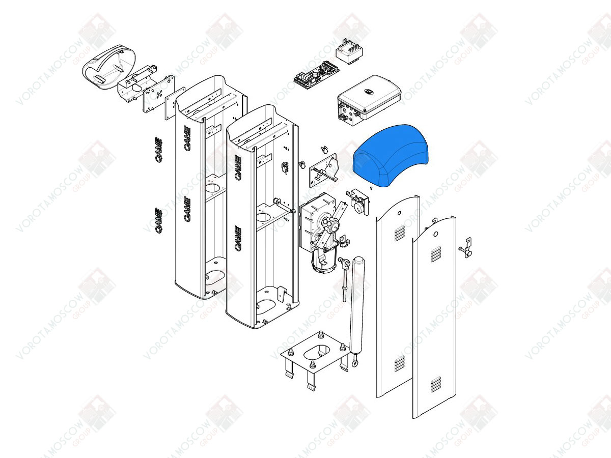 CAME Крышка верхняя G4040 G4041 (арт119RIG170)