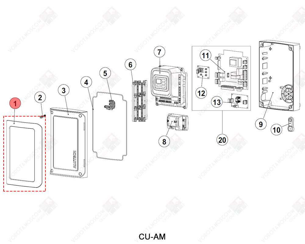 ALUTECH Рамка CUTR400.01-A, 657000170