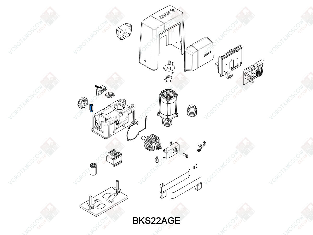 CAME Шпилька крепления ведущей шестерни BK, 119RIBK032