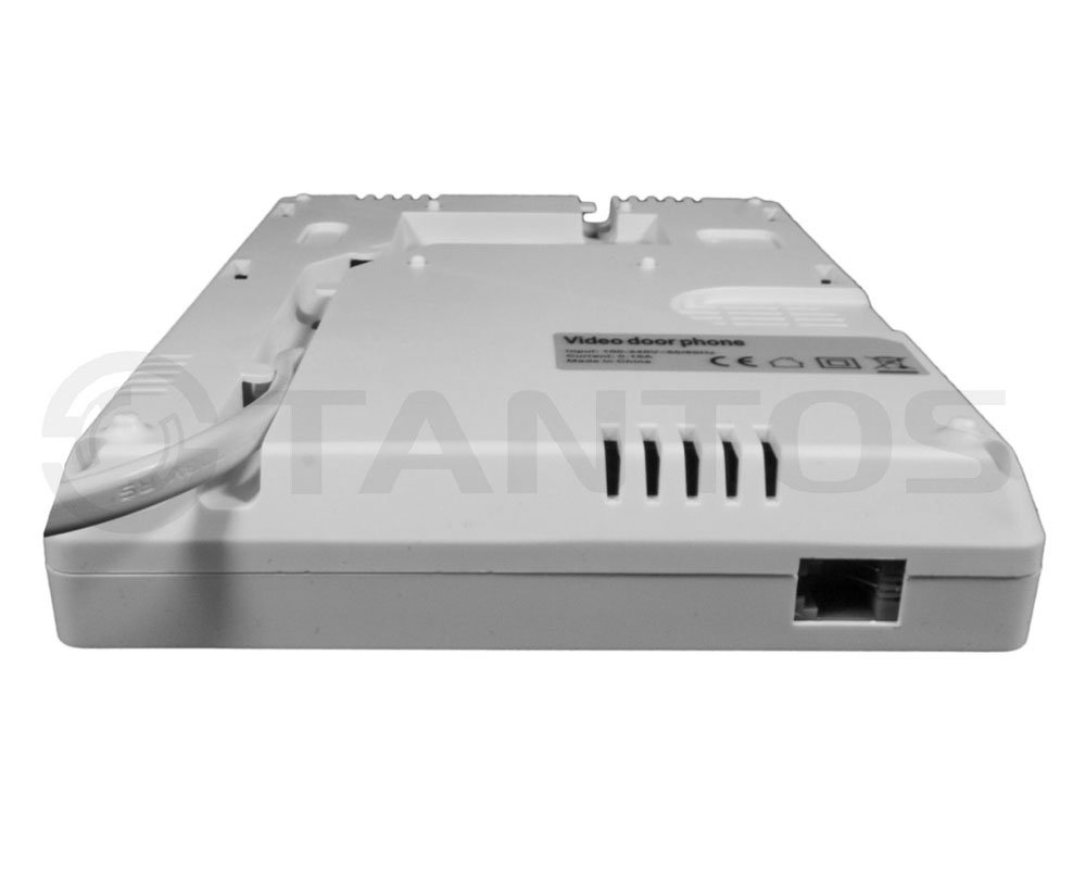TANTOS Монитор видеодомофона цветной, TFT LCD 4,3" с трубкой на магните, Elly-S с трубкой