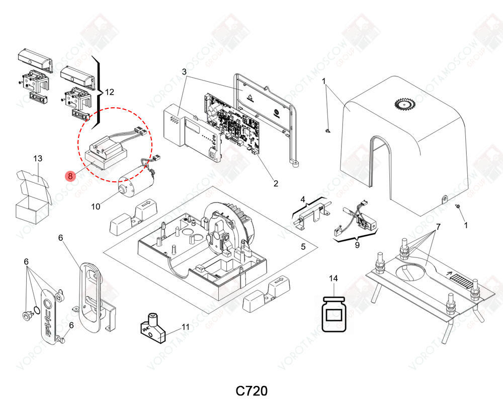 FAAC Запчасть TRANSFORMER C720, 63001275