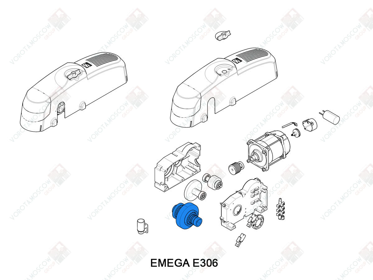 CAME Вал выходной EMEGA, 119RIE062