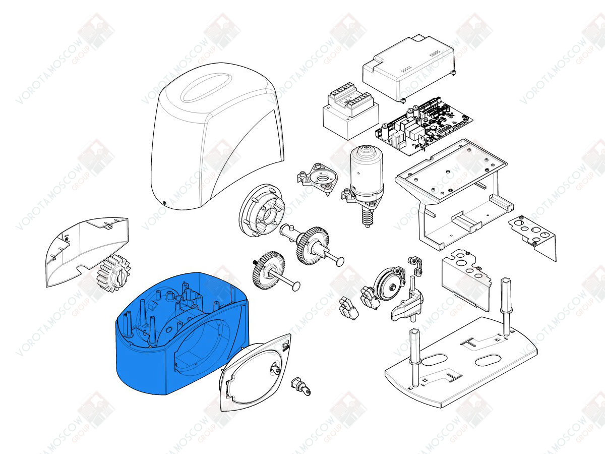 CAME Корпус редуктора BX-243 (арт119RIBX044)