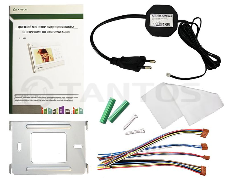 TANTOS Монитор видеодомофона цветной, TFT LCD 4,3" 480x234, PAL/NTSC, Hands-Free, LILU