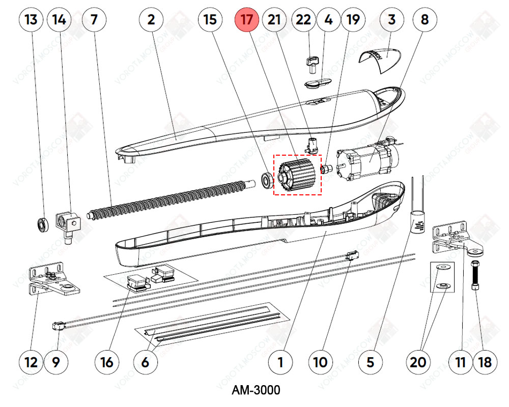ALUTECH Редуктор, AM5000.08