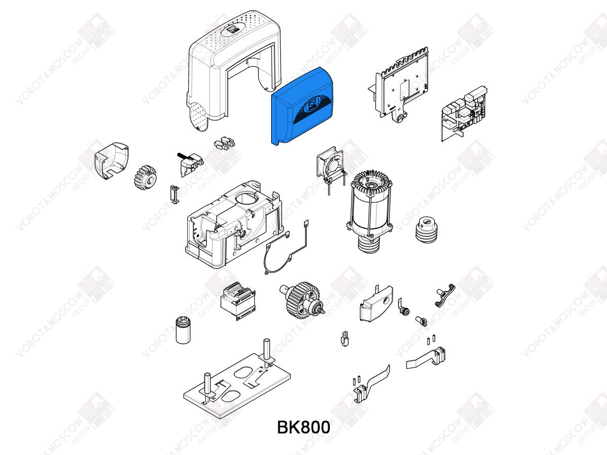 CAME Крышка платы BK, 119RIBK025