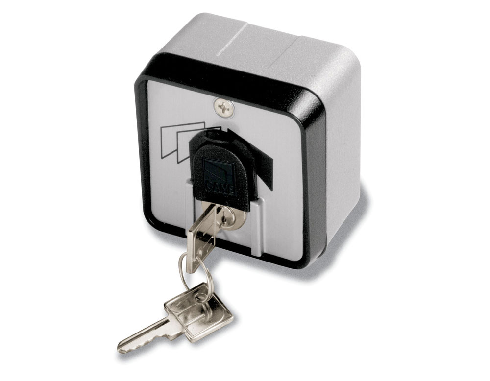 CAME Ключ-выключатель с защитой цилиндра, накладной, 001SET-J