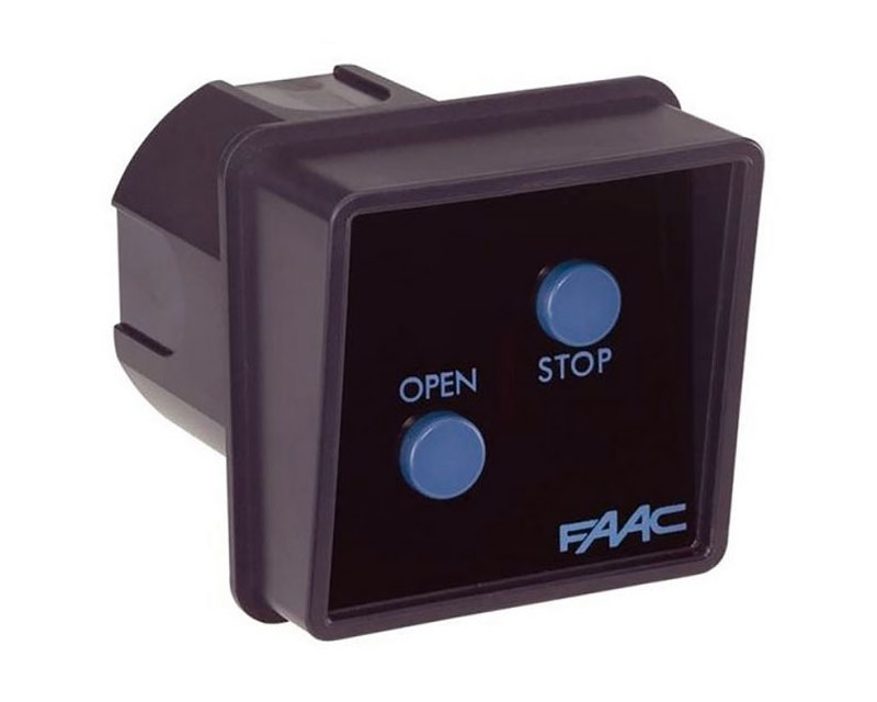 FAAC Панель управления FAAC SWITCH 2 кнопки, встраиваемая, 401002