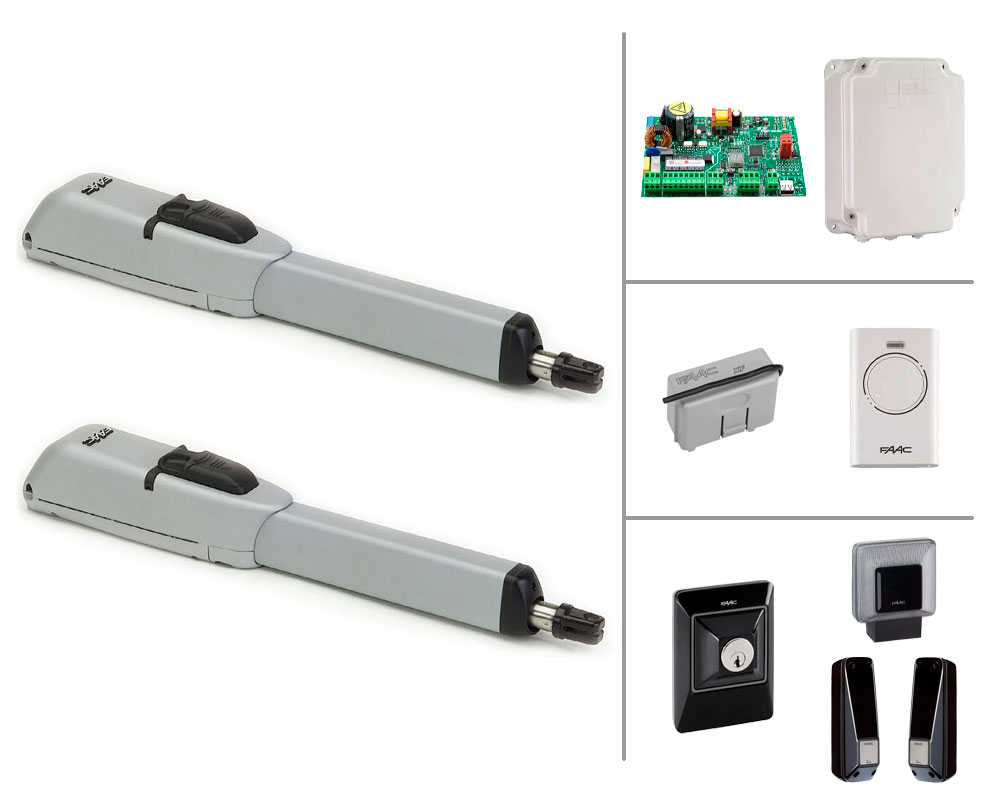 FAAC Комплект линейного привода 415, MASTER KIT 230V GREEN, 104415445