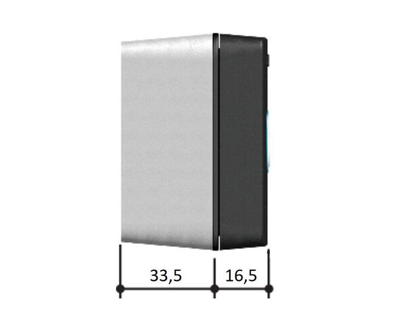CAME SELB1SDG1 Считыватель накладной Bluetooth для 15 пользователей, цвет RAL7024, 806SL-0210