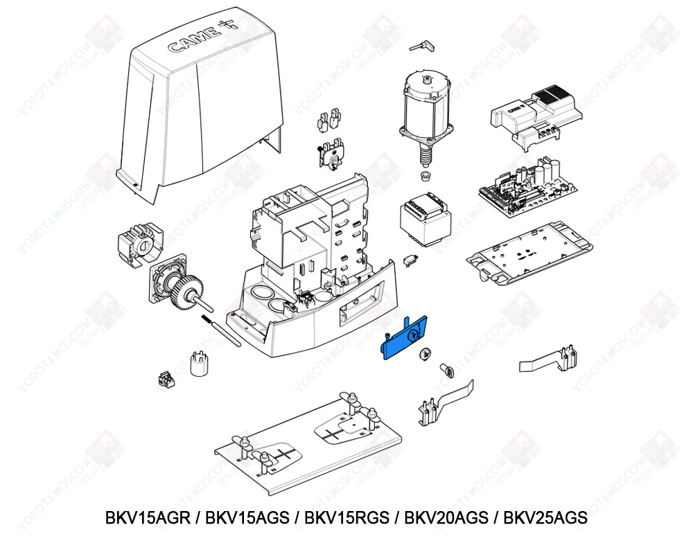 CAME Дверца разблокировки BKV , 88001-0178